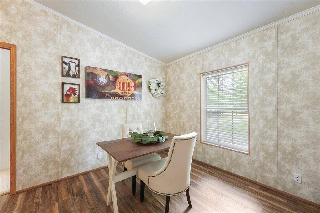 Breakfast area just off kitchen.