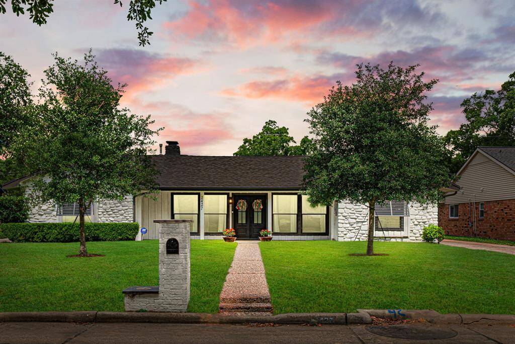 Front of home.