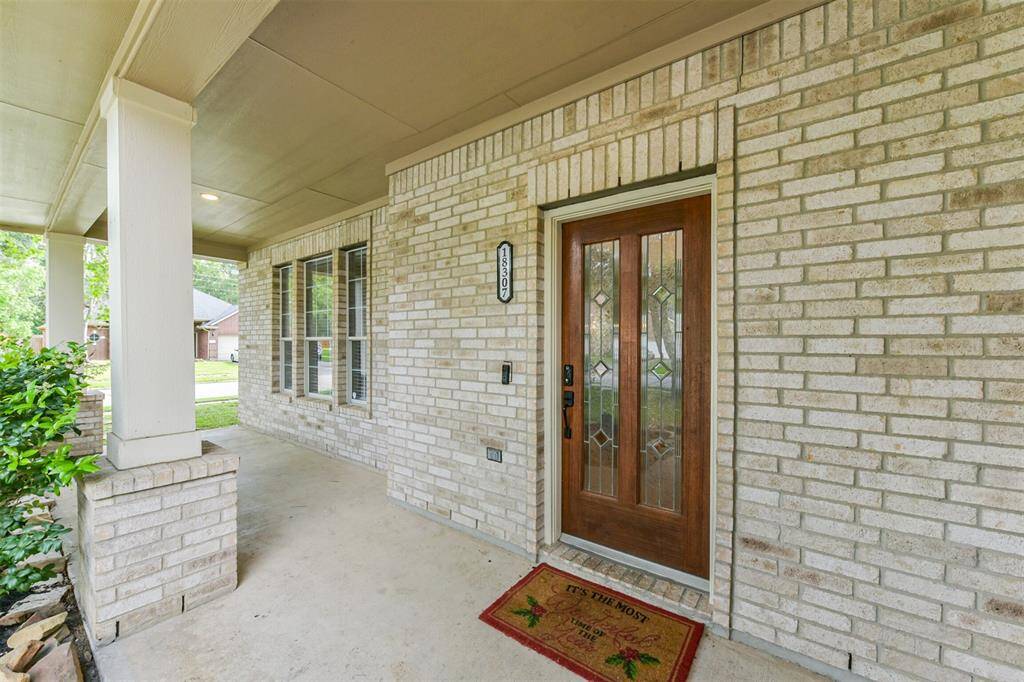 Covered front Entrance