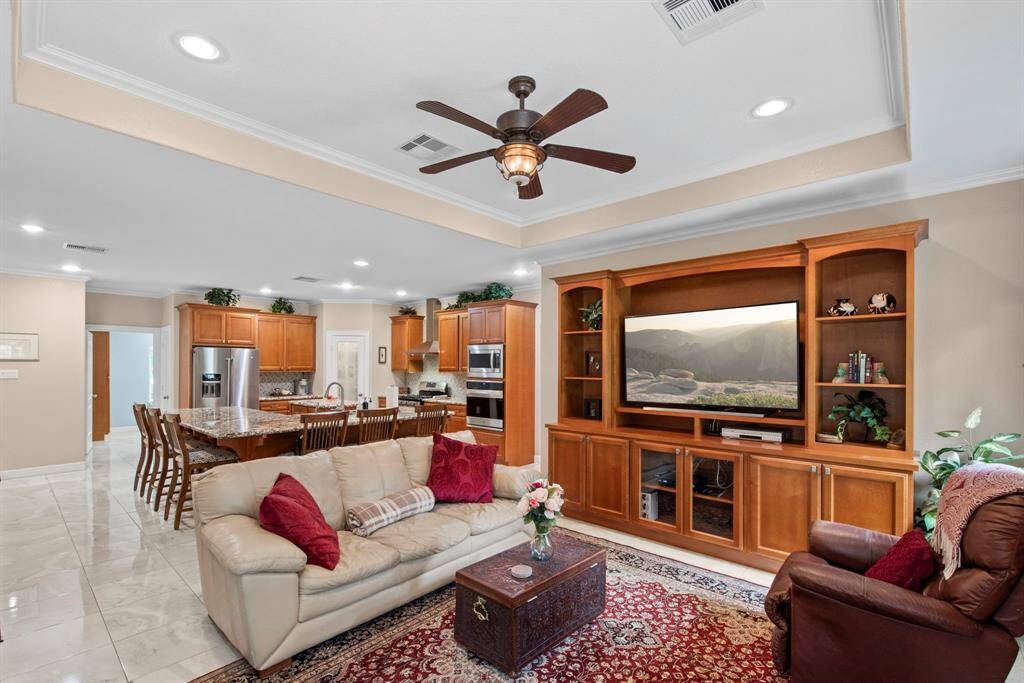 Built-in entertainment center