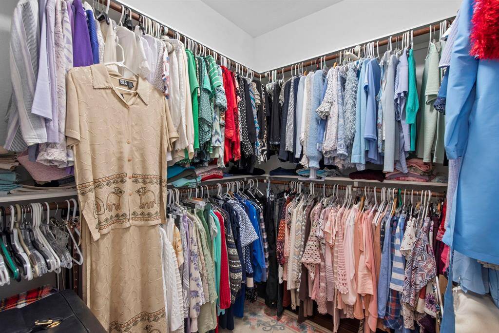Large walkin closet