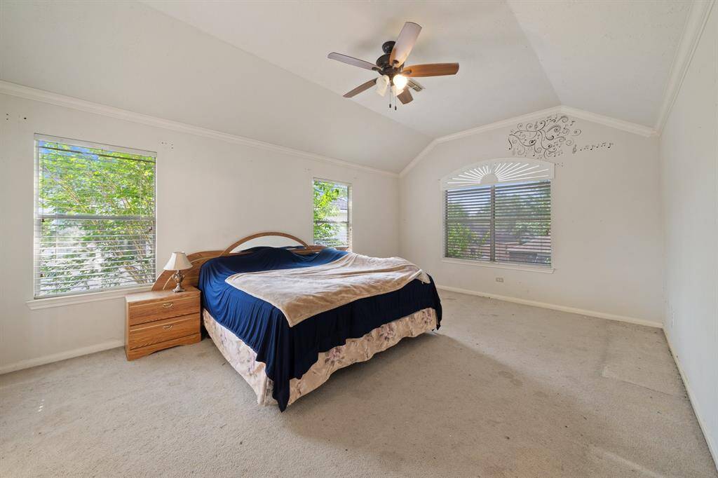 Spacious Master Retreat with room for extra seating.
