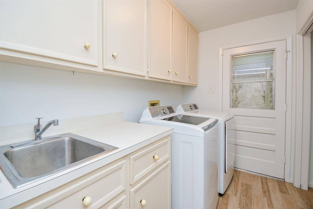 LAUNDARY ROOM WITH WASHER AND DRYER