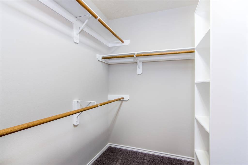 Primary walk in closet