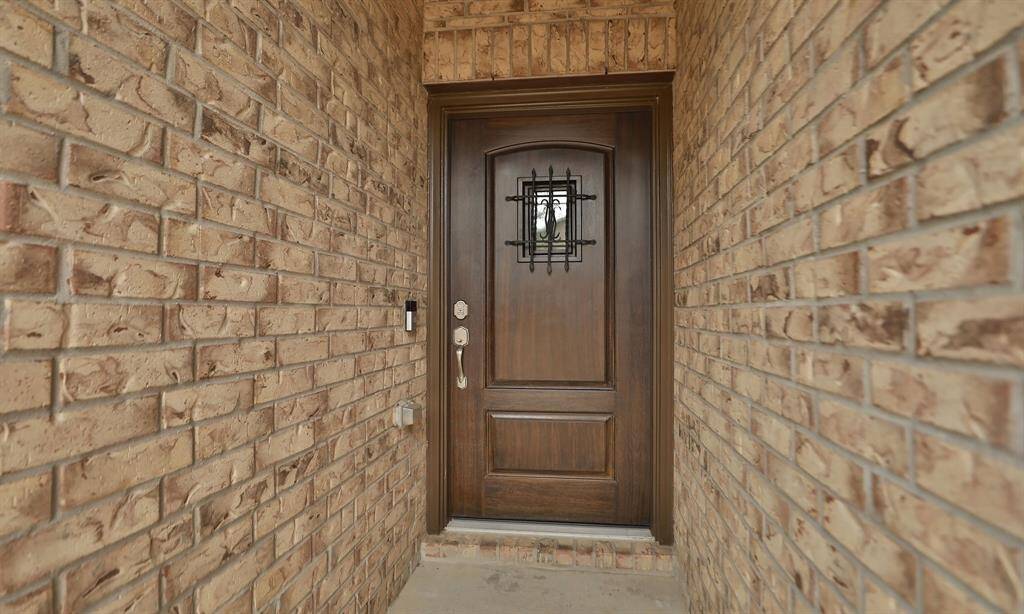 Beautiful mahogany entry door