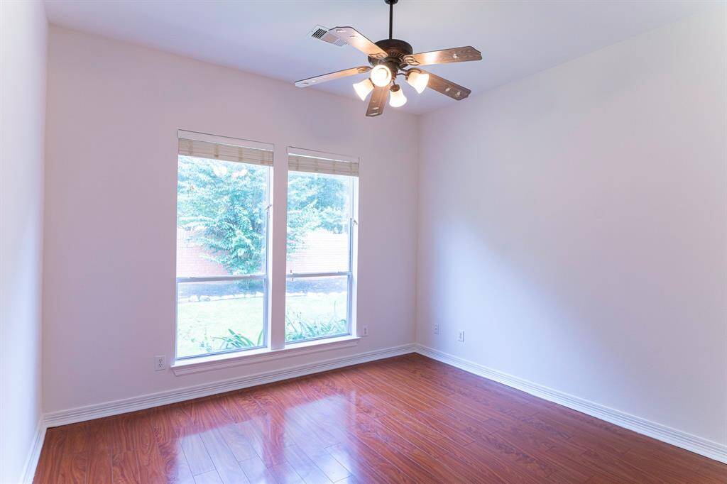Adjacent to study the 4th bedroom with attached bath.