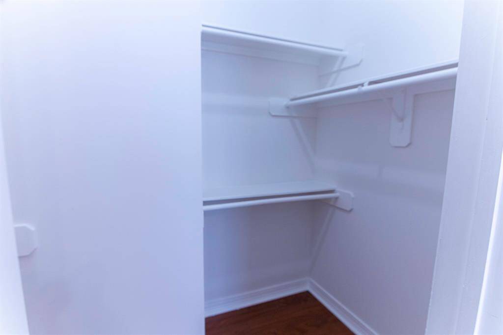 Bedroom 3 closet space.