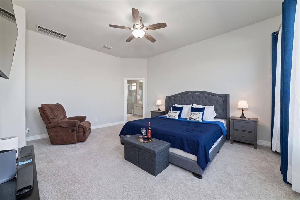 PRIMARY SUITE IS LARGE ENOUGH FOR SITTING AREA