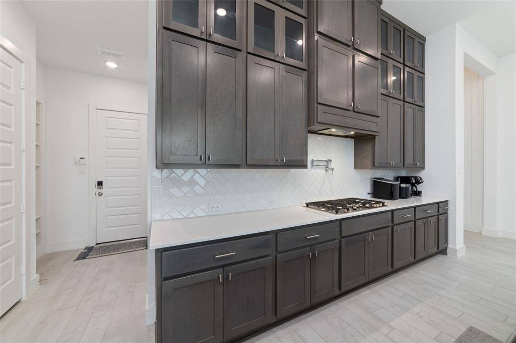 Ample cabinetry for extra storage.