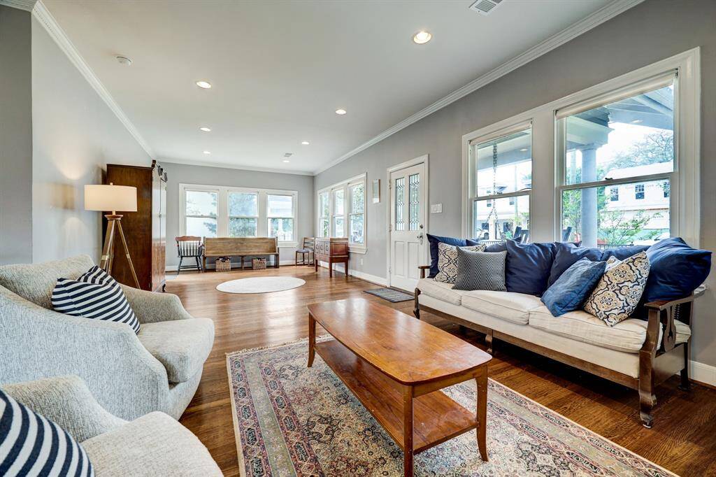 Family room adjacent to the formal living room. Lots of natural light in this space. *Photos are from a previous listing and may not reflect the property's current condition.
