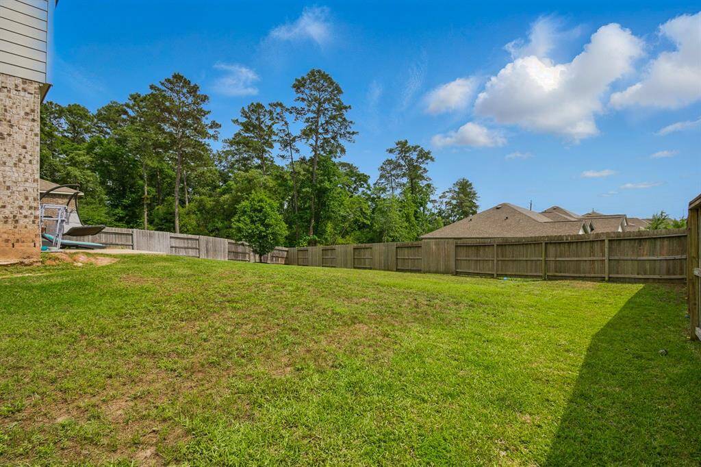 Huge backyard!