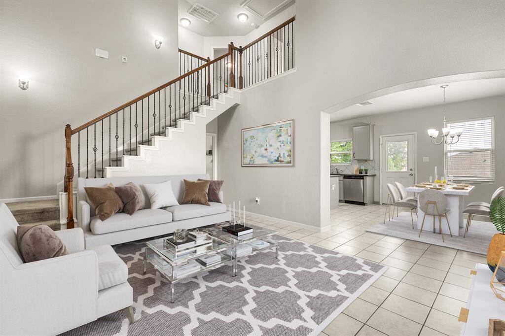 Family room (virtually staged)