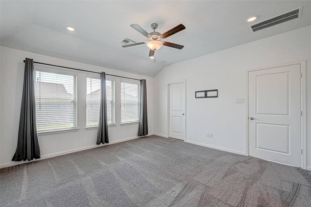 So much natural light. One of the large walk-in closets is in the bedroom.
