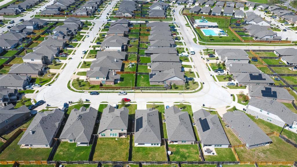 Great view of your short walk to the pool and splash pad.