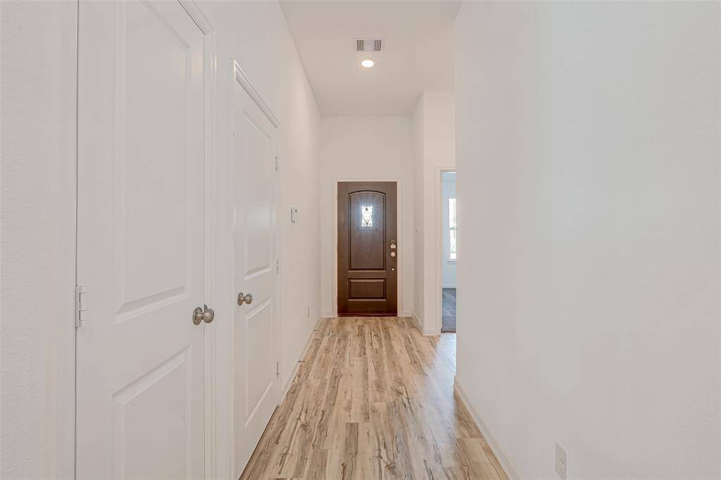 Just look at this awesome entrance and striking floors.
