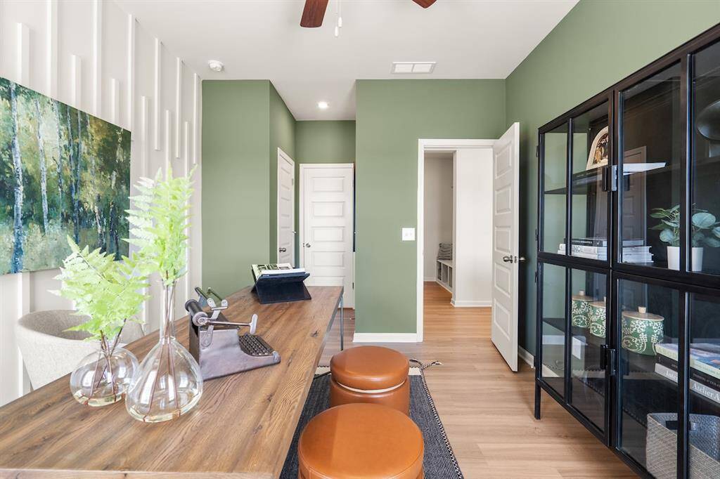 The James- Downstairs Bedroom/ Mother-in-Law Suite. Home under construction. Sample floor plan photo used for illustrative purposes only. Upgrades, selections options, windows and colors may vary.