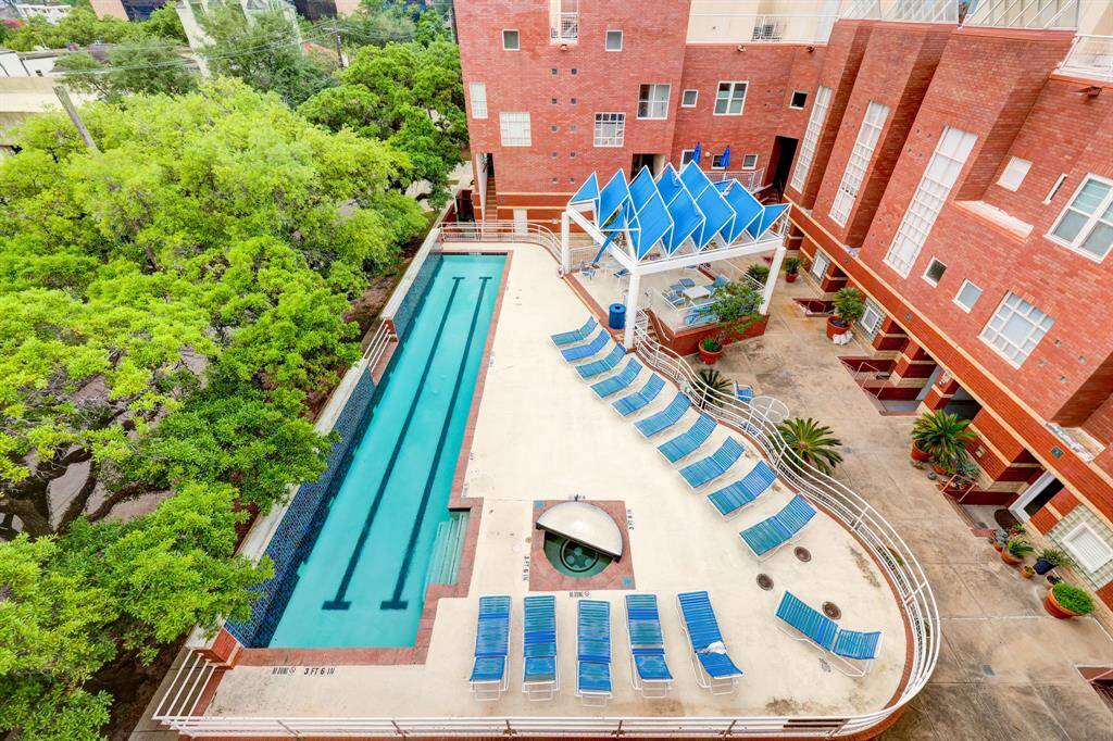 Views of the pool deck right from your new home!