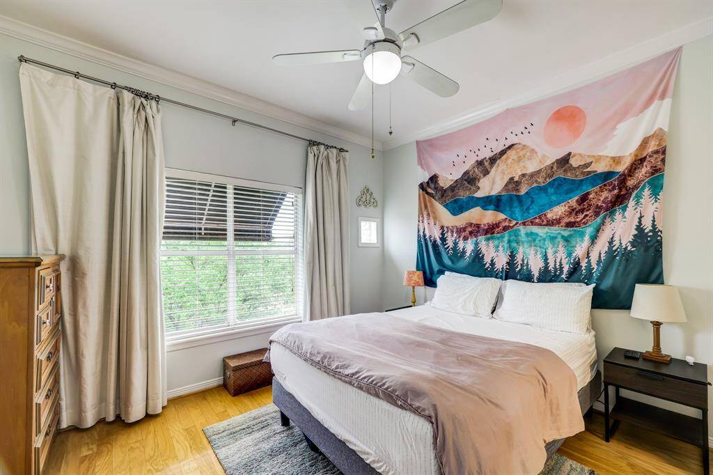 Primary bedroom with a view!