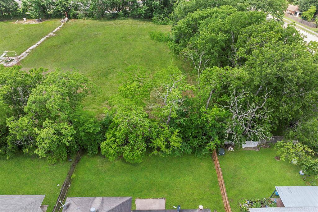 Aerial view of the home with no rear neighbors.