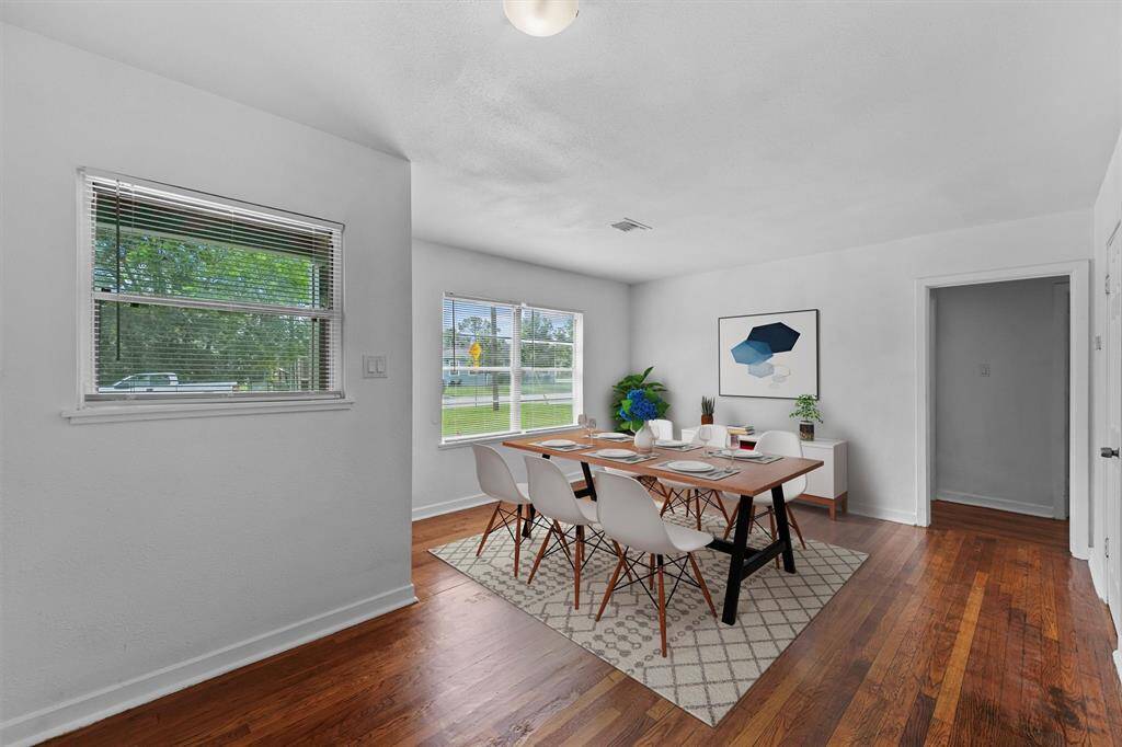 Virtually Staged picture. This room can be a living room or spacious dining room.