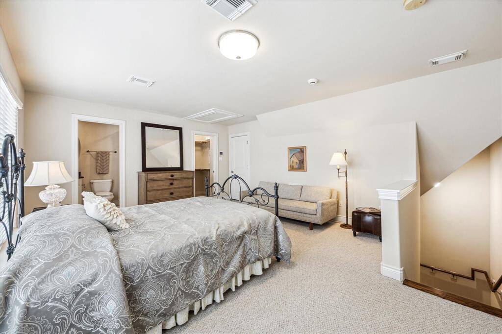 Expansive 3rd floor bedroom could also serve as primary bedroom with ensuite bathroom.