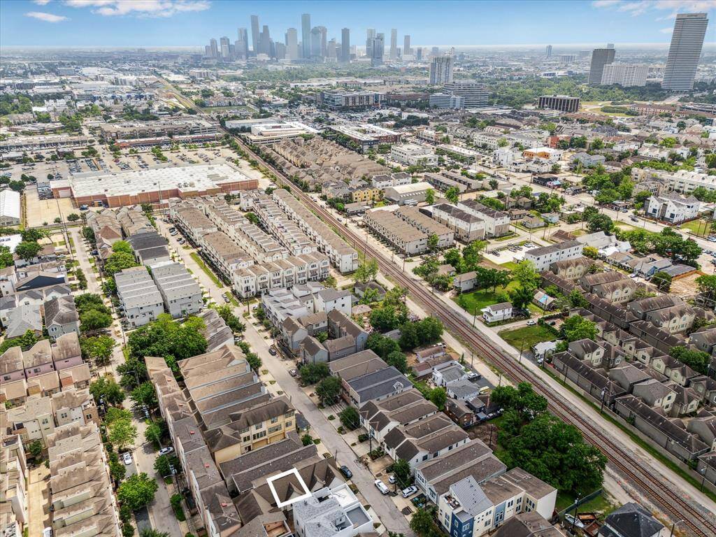 Aerial view near 4410 Schuler