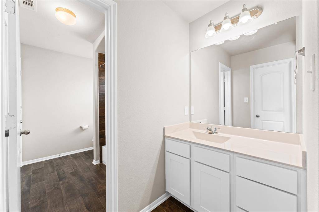 Jack and Jill restrooms with separated by toilet/shower