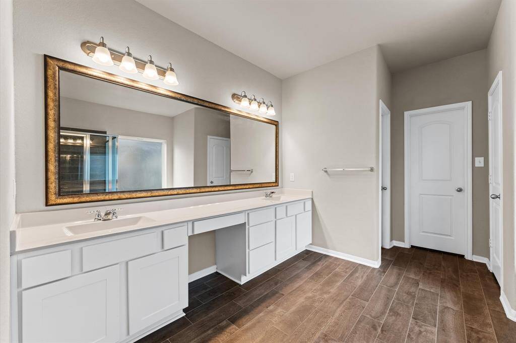 Primary Bathroom with His and hers sinks