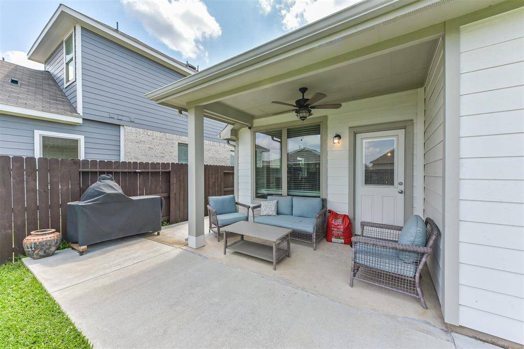 The back patio has been extended by over 275sqft.