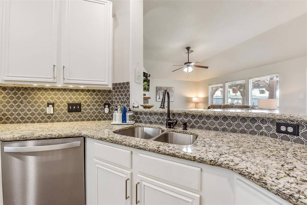 Beautiful granite & backspash!