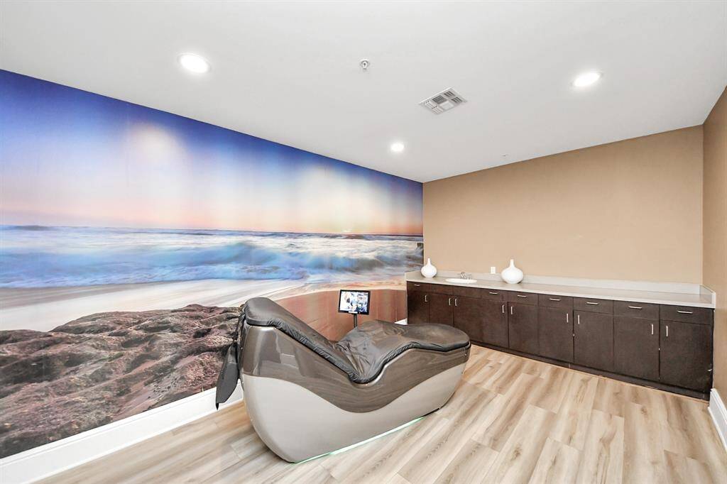 Recover, and recharge in this dedicated Recovery Room featuring massage chairs designed to support your fitness journey!