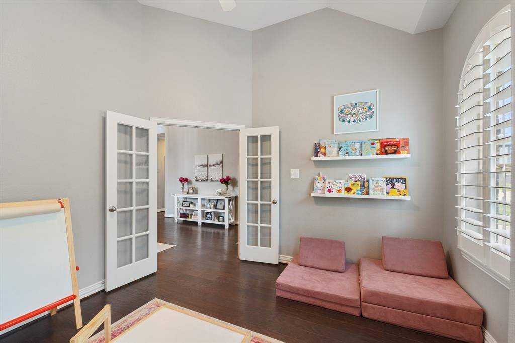 Glass French doors