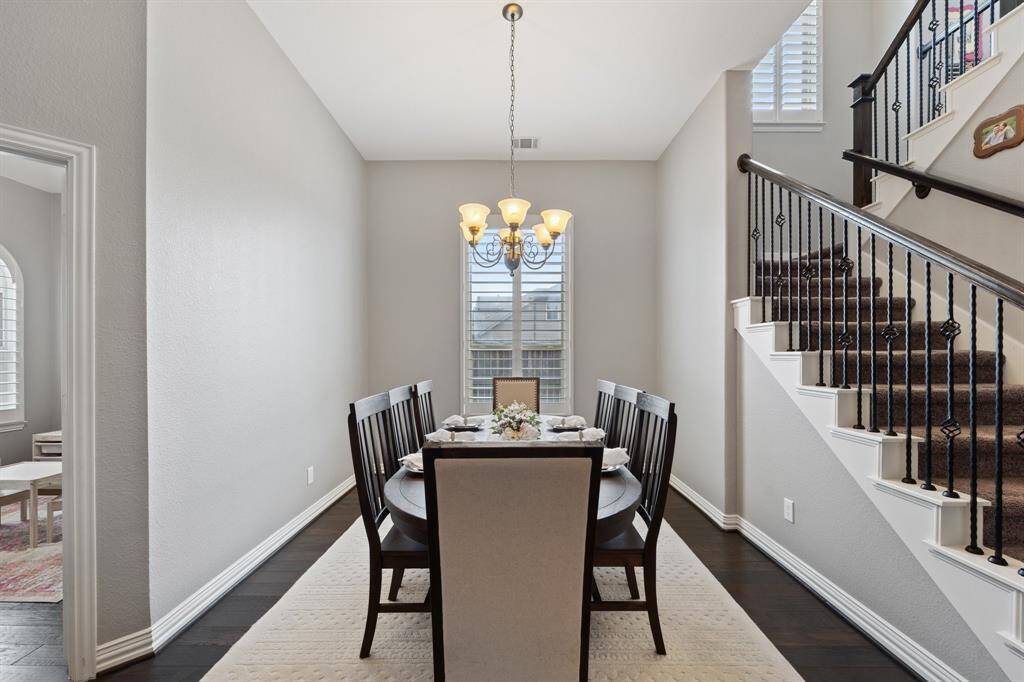 Formal dining area