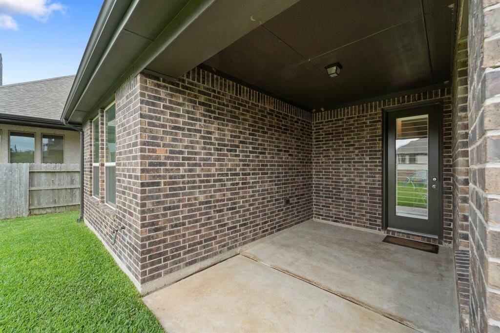 Extended covered patio
