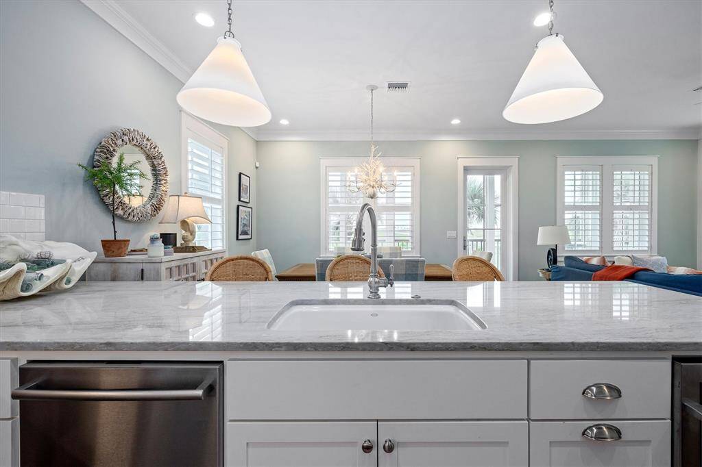 Kitchen overlooking Dining Area
