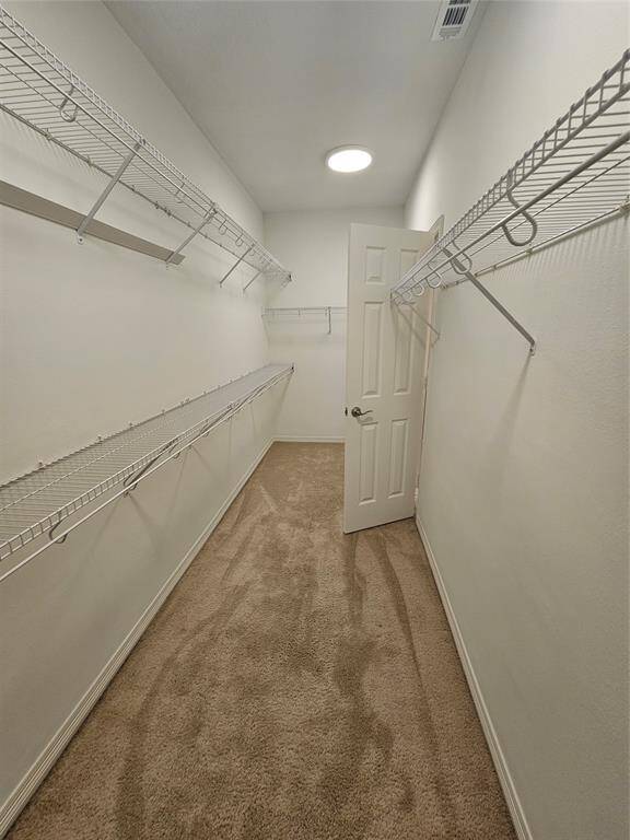Large walk-in closet.