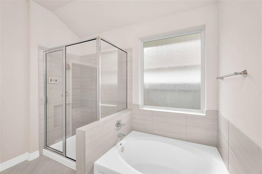 Large Garden Tub with Separate Shower
