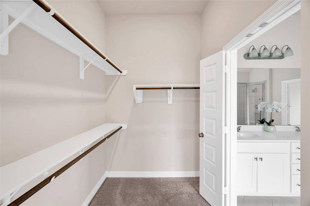 Walk-In Closet in the Primary