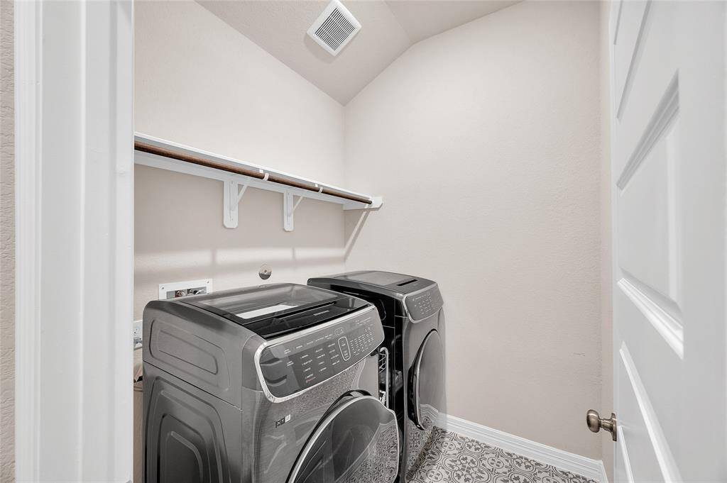 Laundry Room with Washer and Dryer