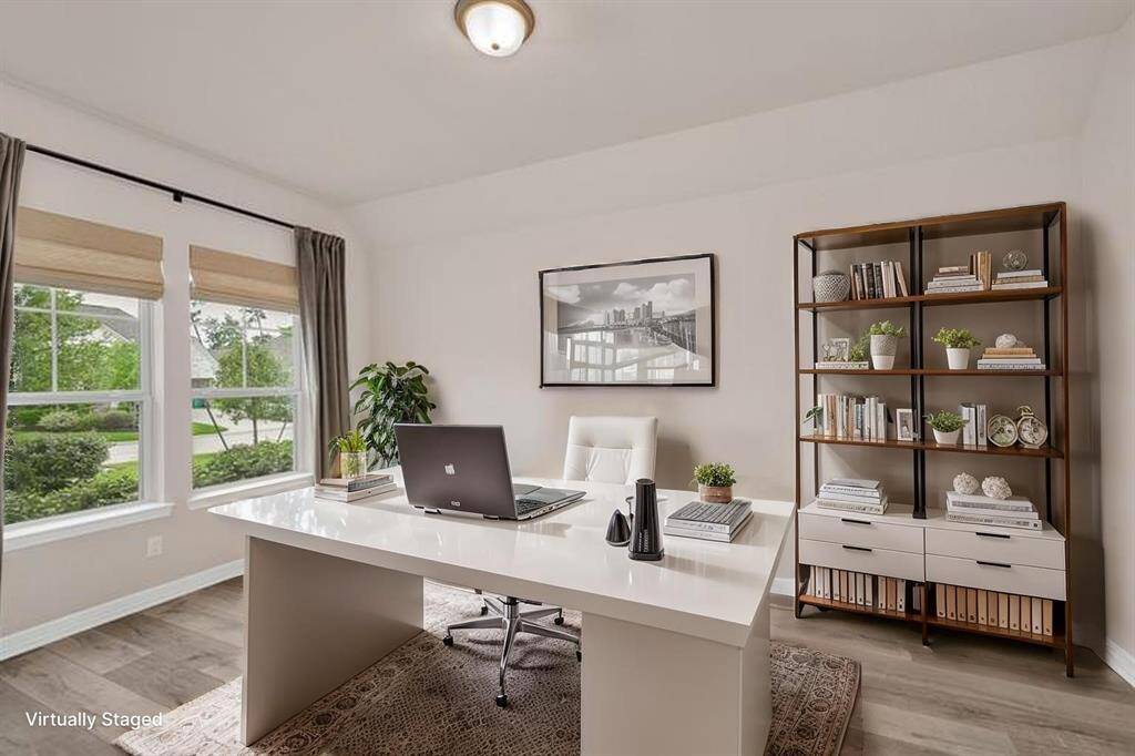 Flex Space could be used as Home Office/Study, Playroom, or Game Room