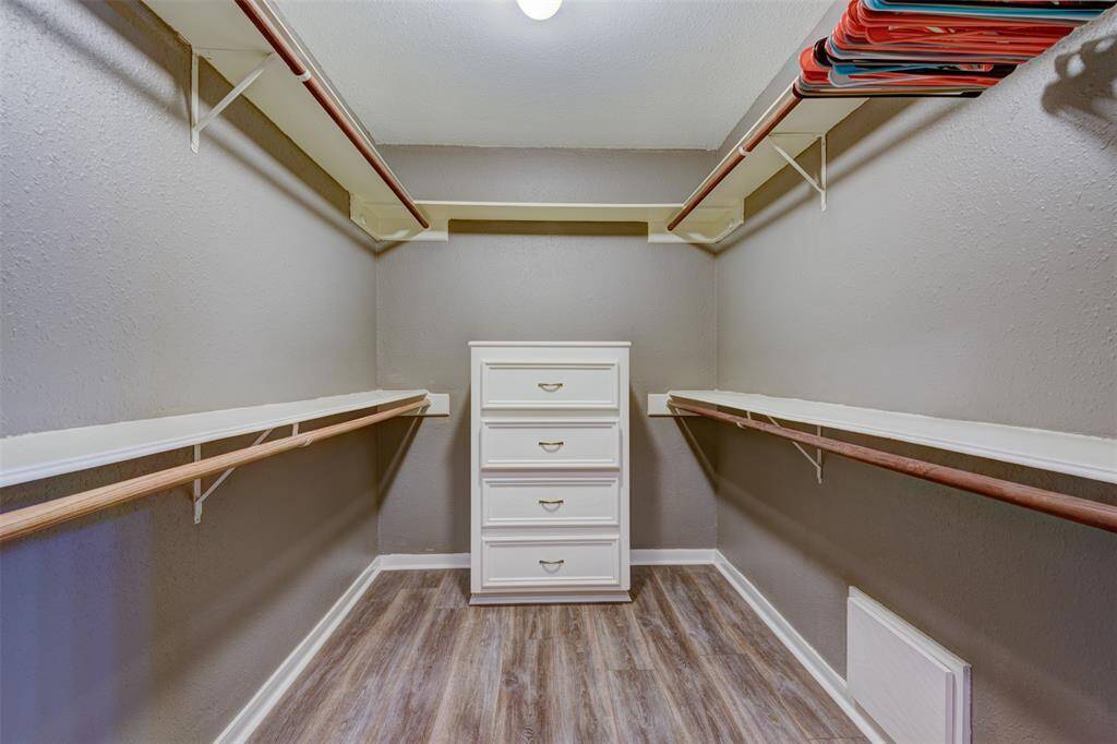 Primary closet