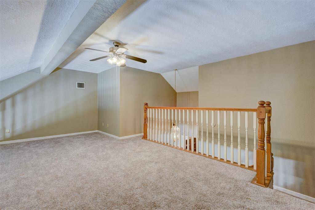 Upstairs game room