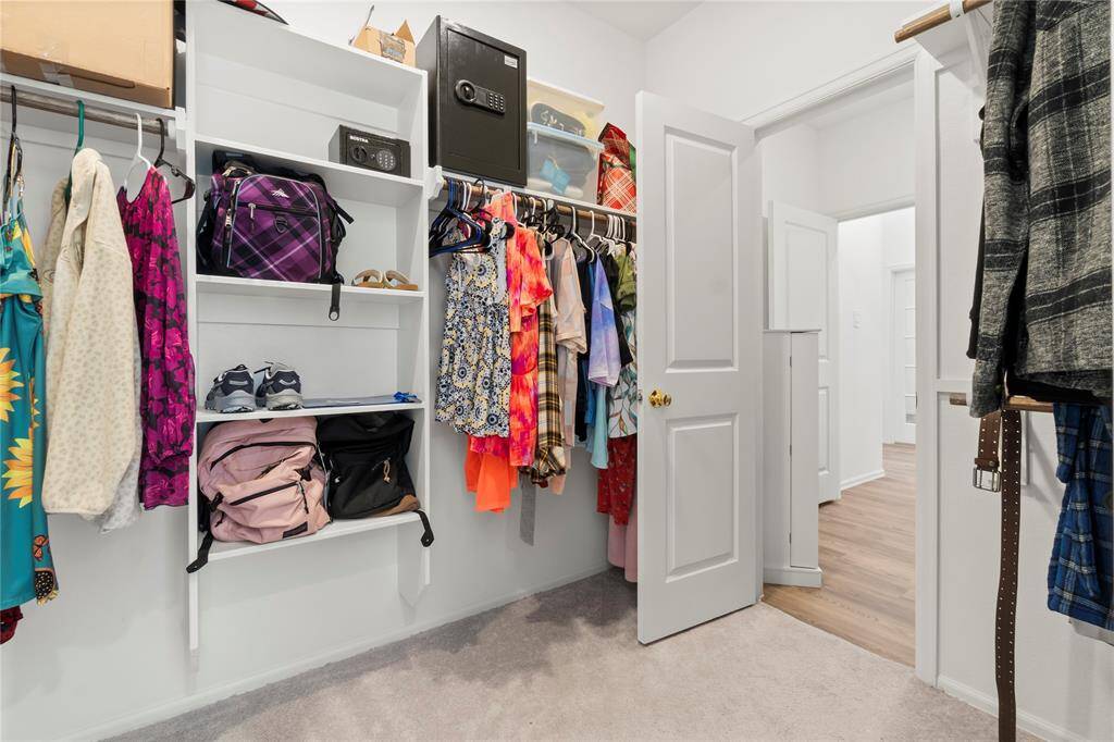 primary walk-in closet