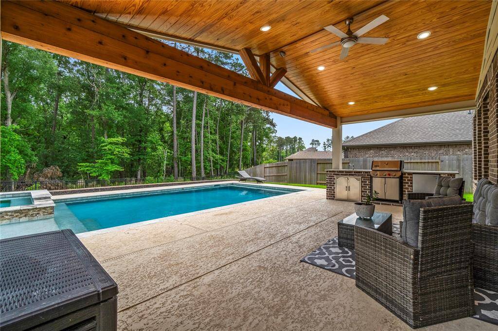 custom build in porch