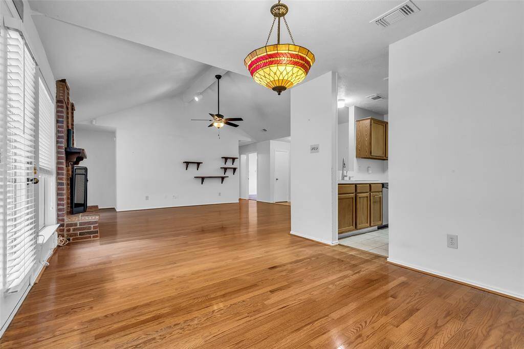 View of the Breakfast/Dining Room showing the open floor plan.