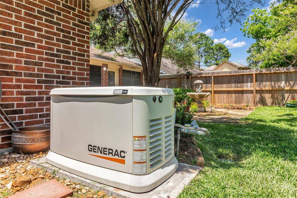 Power outages happen and this home has a Generac generator that has recently been serviced and has a transferable warranty.