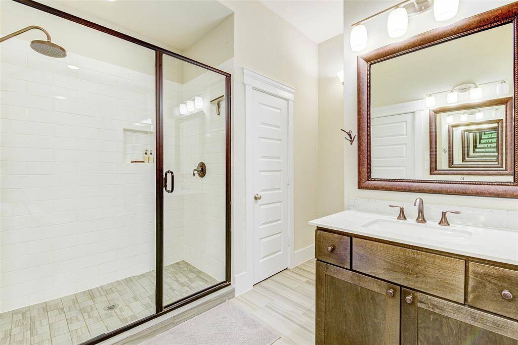Oversized shower