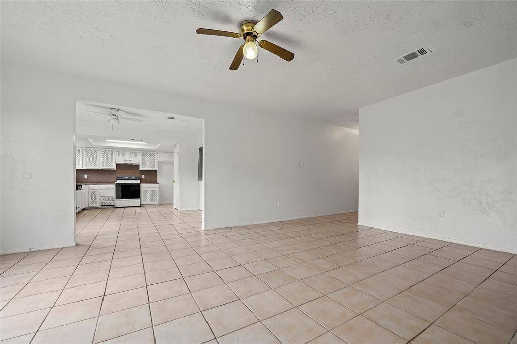 The family room opens to the kitchen creating great entertainment area!