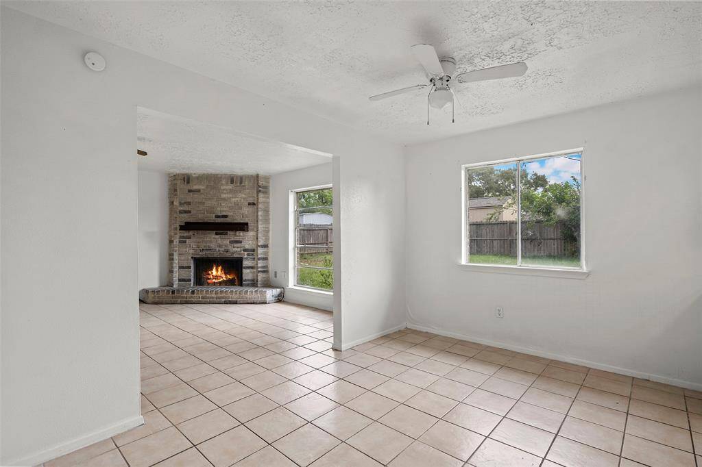 Plenty of room for additional furniture pieces, maybe a coffee or bar cart!