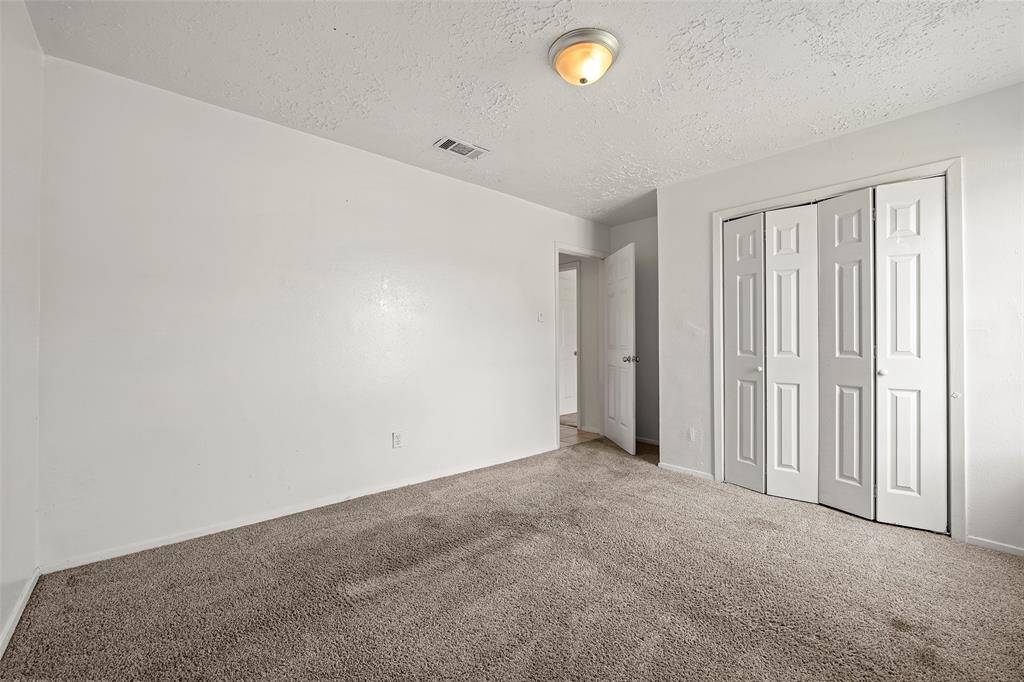 Even more storage with large closets!